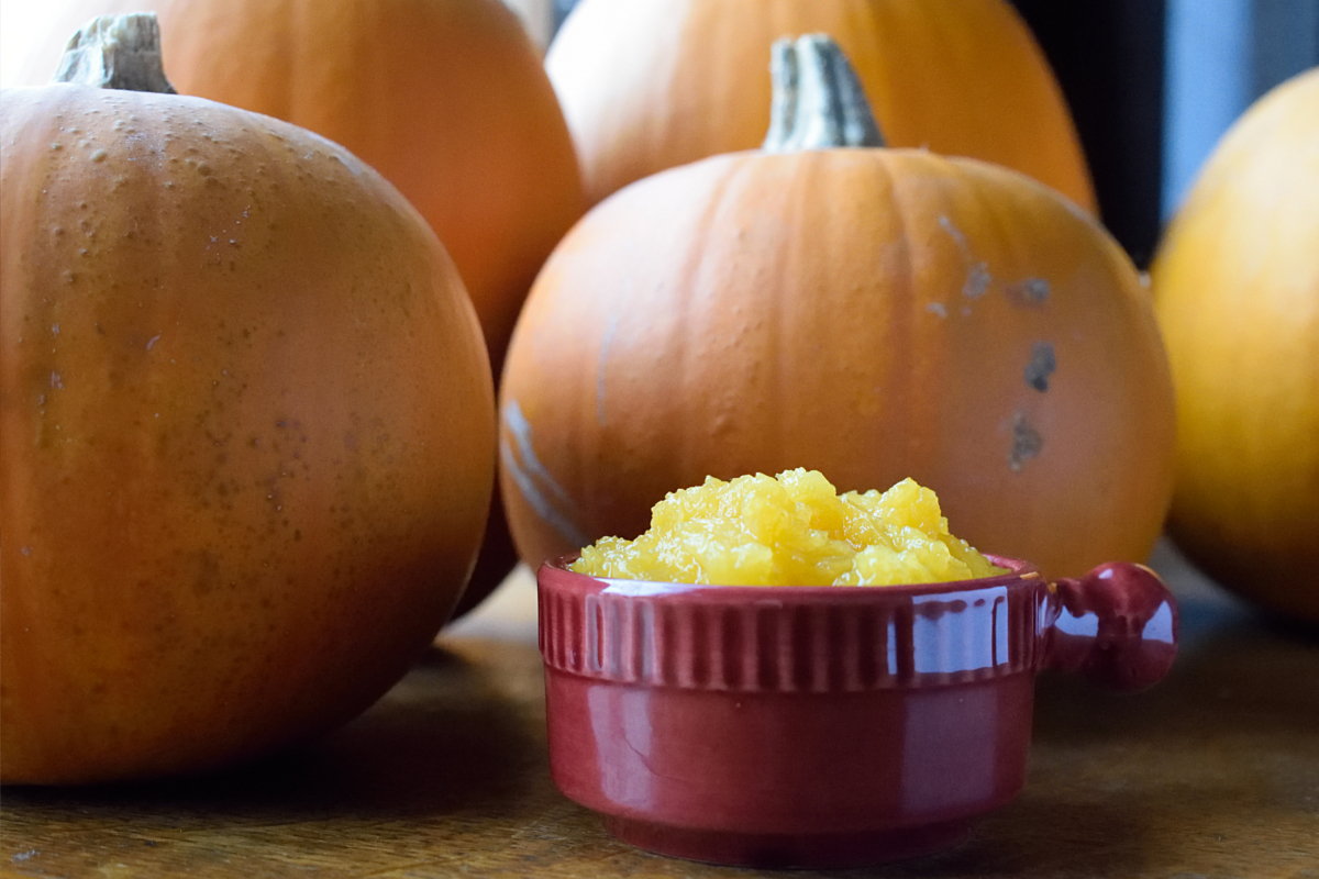 How to make: pumpkin purée.