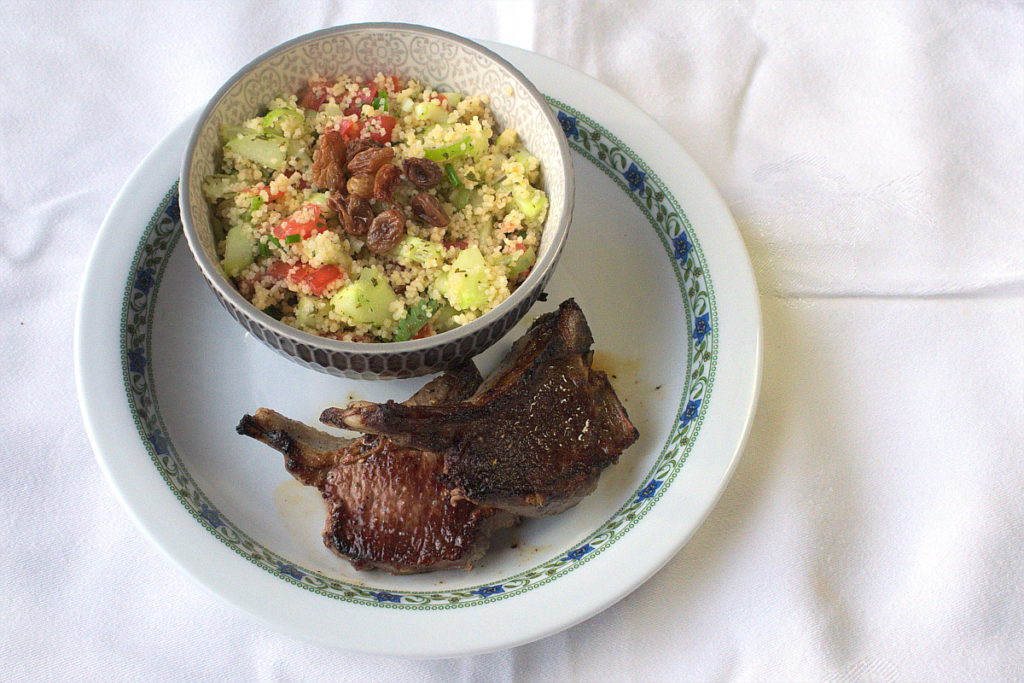 Couscous salad. Inspired by tabbouleh.