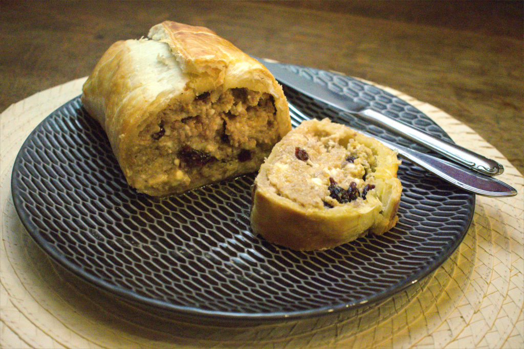 Mince Wellington with Cranberries