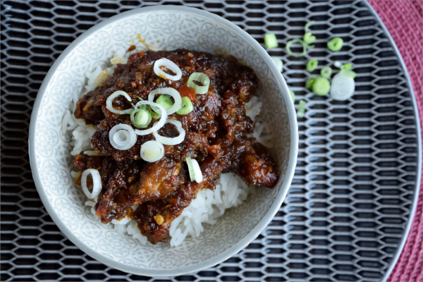 Sweet and Sticky Mongolian beef